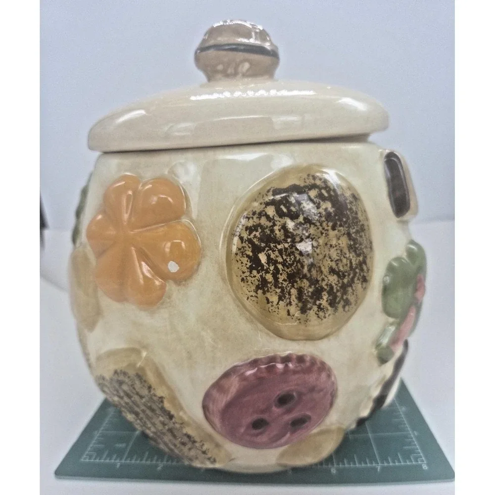 1950s Cookies All Over Cookie Jar Los Angeles Pottery 10
